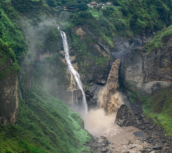 Women's Travel Club Ecuador Adventure - Waterfall